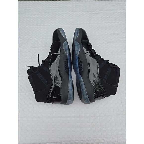 Jordan 11 Retro Black on Black Sneakers Patent Suede Size 13 Men  136046-000 main image 10